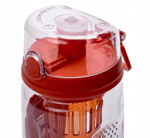 BUTELKA NA WODĘ BIDON z koszykiem na owoce sportowa 900 ml + ebook