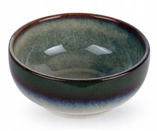 MISKA PORCELANOWA SZKLIWIONA 20 cm misa niebieska