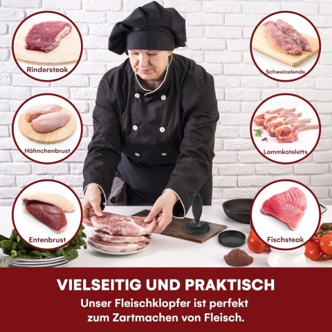 PRASA DO BURGERÓW HAMBURGERÓW TŁUCZEK DO MIĘSA ręczny 10cm nieprzywierający