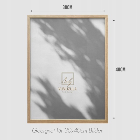 RAMKA NA PLAKAT zdjęcia ścienna 40 x 30 cm zestaw 2 sztuk drewno dąb