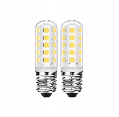 ŻARÓWKA LED E14 ZESTAW 2 SZTUK 3W 2700K ciepła biel niemrugająca do okapu