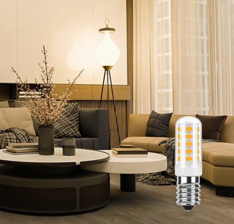 ŻARÓWKA LED E14 ZESTAW 2 SZTUK 3W 2700K ciepła biel niemrugająca do okapu
