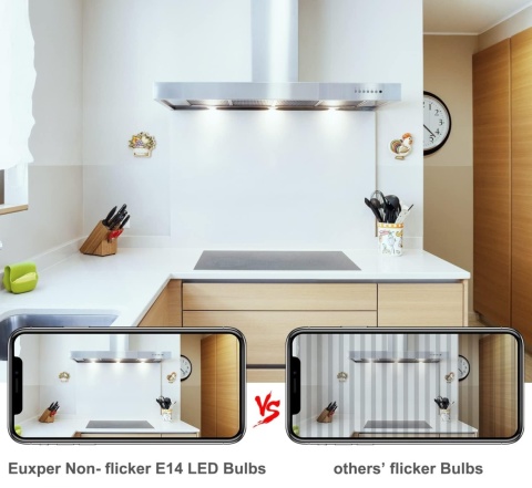 ŻARÓWKA LED E14 ZESTAW 4 SZTUK 3W 4000K neutralna biel niemrugająca